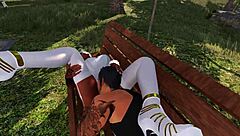 Kitty takes on a huge cock in public for an epic anime battle. High-definition hentai with intense cumshots awaits