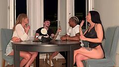 Board game with friends turns into crazy sex for everyone!