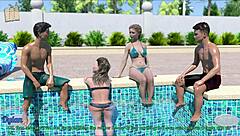 A Wife and Stepmother in Erotic Game Missing Scenes 24