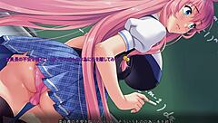 Saimin class hypnotizes girls for intense anal and squirting in classroom.