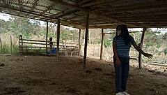 widowed stepmother visits her stepson’s farm and seduces him for a wild fuck! 😍