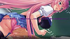 Saimin class hypnotizes girls for intense anal and squirting in classroom.