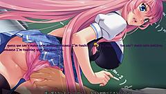 Saimin class hypnotizes girls for intense anal and squirting in classroom.