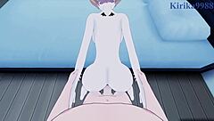 i watch yozora mel and uruha rushia in intens sex, creampie hentai