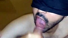 Sucking Gay Friend's Cock Until He Cums Hard.