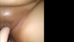 Ebony fat milf pounded by white lesbian using a strapon hard