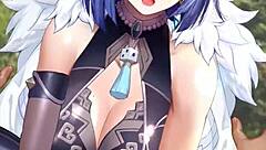 yelan from genshin impact stars in wild anime action.