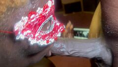 Sexy SSBBW Devours DJakes D, Cumming Hard on Big Black Cock