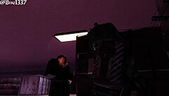 tied and captured femboy in domination scene