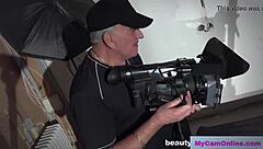 gorgeous teen gets pounded by two pros, wanna see her take it? check mycamonline com