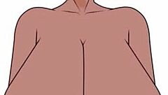 Hentai speed painting featuring big tits and adorable characters.