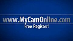 gorgeous teen gets pounded by two pros, wanna see her take it? check mycamonline com