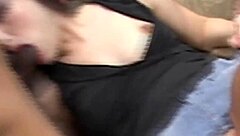 Young babe receives intense blowjob and fucking with bold passion