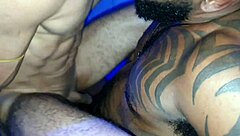 Soldier Passionately Pleasures The Black Guy In The Steamy Sauna