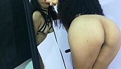 Latina with Big Ass Masturbates Alone, Achieving Squirt in Homemade Bondage