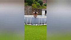 mi vecina filmed me naked, so i banged her hard inside