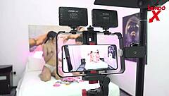 hey, watch these 2 hot latina girls getting fucked in the ass hard