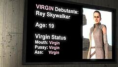Rey tries out for porn again in this old 3d cartoon audition