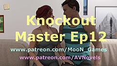 the knockout master takes control with his big tits and ass slaves