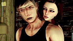 What happens in the inn 76 of this anime hentai game?