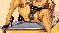 Exploring vintage erotic drawings from a classic era