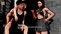 What happens in the inn 76 of this anime hentai game?