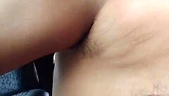 a boy masturbates outdoors all alone in the sunshine