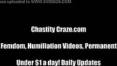 Only we can unlock your chastity device and tease you to the edge.