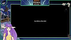 Witch Trainer Silver Part 14: Brunette Asian with Big Tits in Hentai Action.