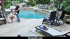 I-I swear, didn’t mean to get caught... Gay security officer digs deep in my cavity search, ugh! - Perps4k