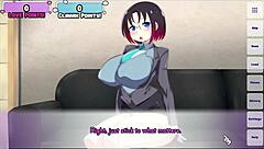 sexy dragon maid elma hates foreplay in hentai game 😘