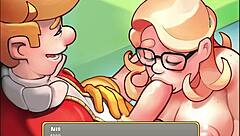 Oh man, playing Space Rescue with that hot Sophie and her huge curvy tits!