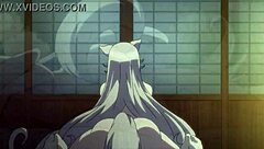 I try to do anal sex in this hentai anime