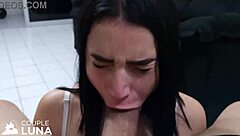 Stunning Brazilian Teen Moans Loud, Gaping Wide for Monster Cock in Her Tight Hole.