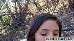 Man, this Latina teen takes anal creampie and blows an old guy like a pro!