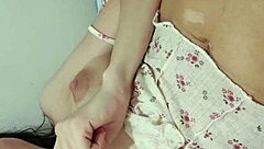 do you enjoy watching me ruin my tight brazilian slit while showing my stunning chest?