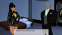 oh man i uh playing with miss martian in dc comics something unlimited part 83, like fingering and squirting in this hentai lesbian scene