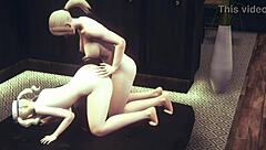 genshin impact hentai - barbara hardsex with futanari - japanese asian manga anime game porn