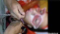 hey, sissy mariona itzel lunática sucking huge dildos like a pro