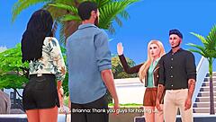 courtside passion in 3d hentai gets naughty in this preview version