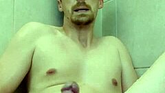 vegaslife486 got messy in shower masturbation while wife was nearby shhh