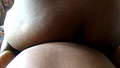 My girl’s riding me hard with that big ass, damn!