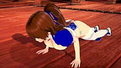 i'm fuckin kasumi from doa in this 3d hentai, her big tits bouncin