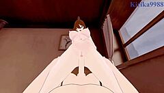 मेई टेरुमी और कोनान का वाइल्ड नारुतो हेंटाई एक्शन