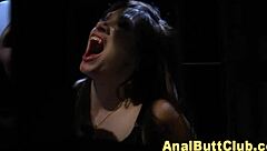 Slut with Perfect Ass Takes Deep Anal Fucking and Gapes Wide Open