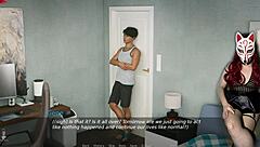 in this hentai episode, young 18+ boy imagines intense sex with stepmom, riding to orgasm.