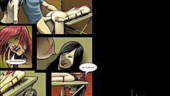 cartoon babes get pussy fucked and scream from cock