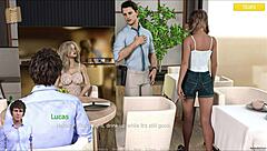 Rosewater Manor 55 brings a curvy teen into wild 3D cartoon action. She takes a monster cock with a creampie finish!