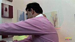 Blonde chick craved sucking cock after hard banging