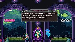 Flip Witch Pixel Game: Monster Cock Titjob And Facial.